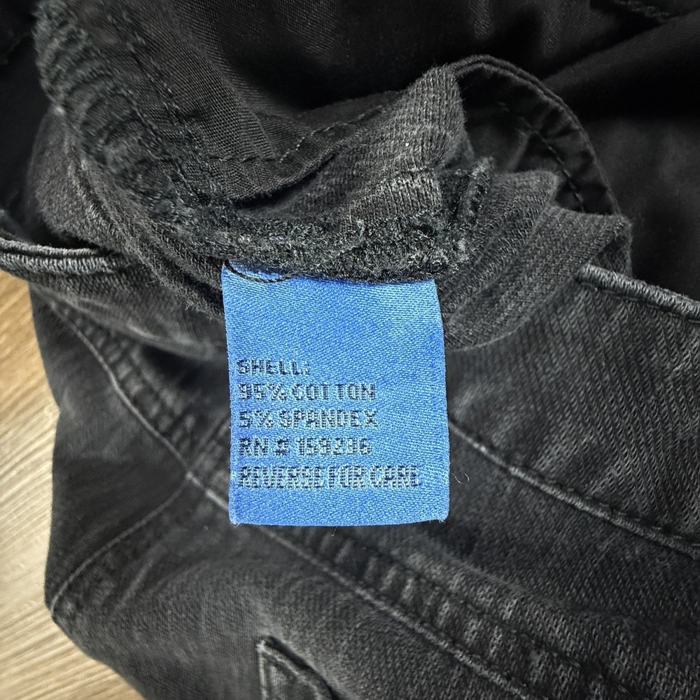 J McLaughlin Women's Black Straight Leg Stretch Jeans Size 6 Dark Wash 30x30 - Picture 5 of 10